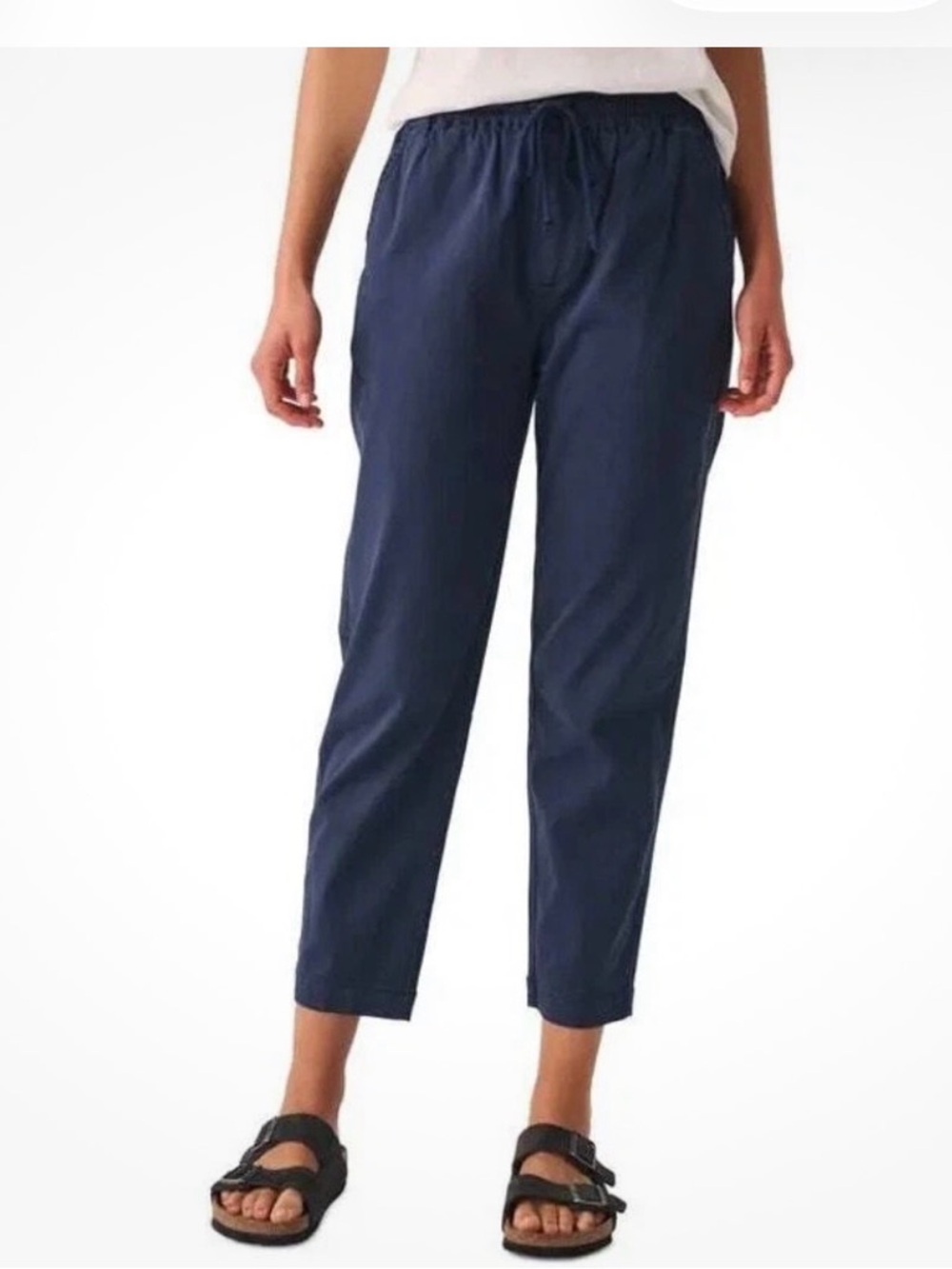 Faherty 28” inseam essential pull on pant navy XS